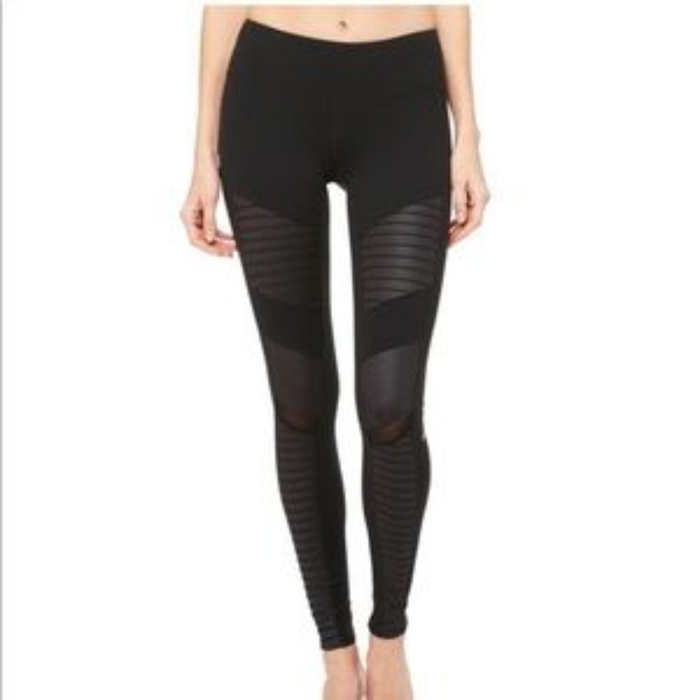 ALO Yoga Black Moto Legging M